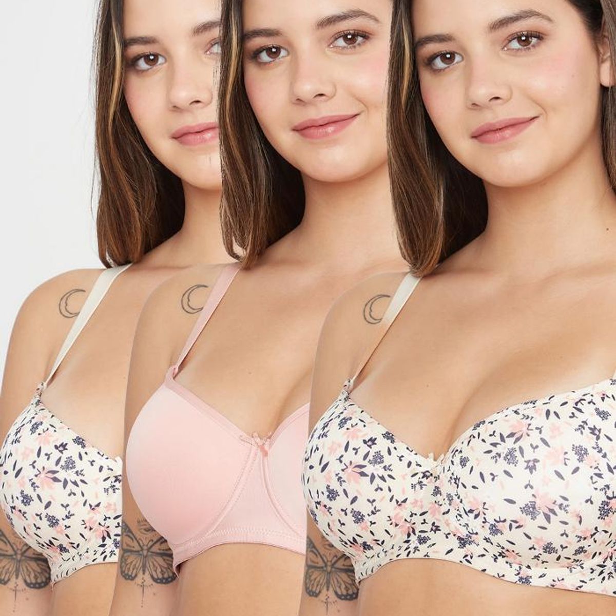 KAYSER - Pack 3X  Sosten Soft Microfibra P350024-MRF3 Kayser - Blanco