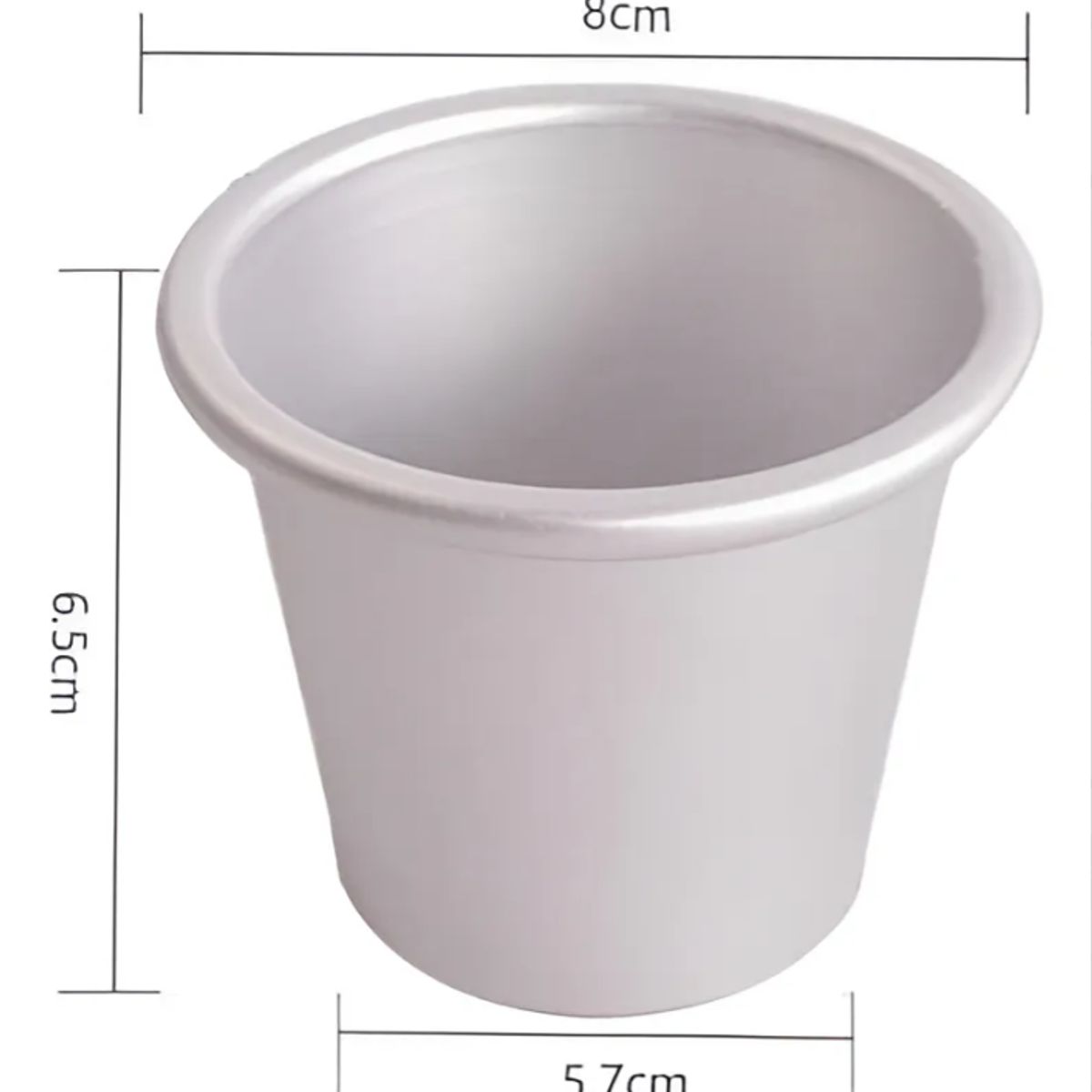 GENERICO - Moldes Para Cupcake Muffin x5