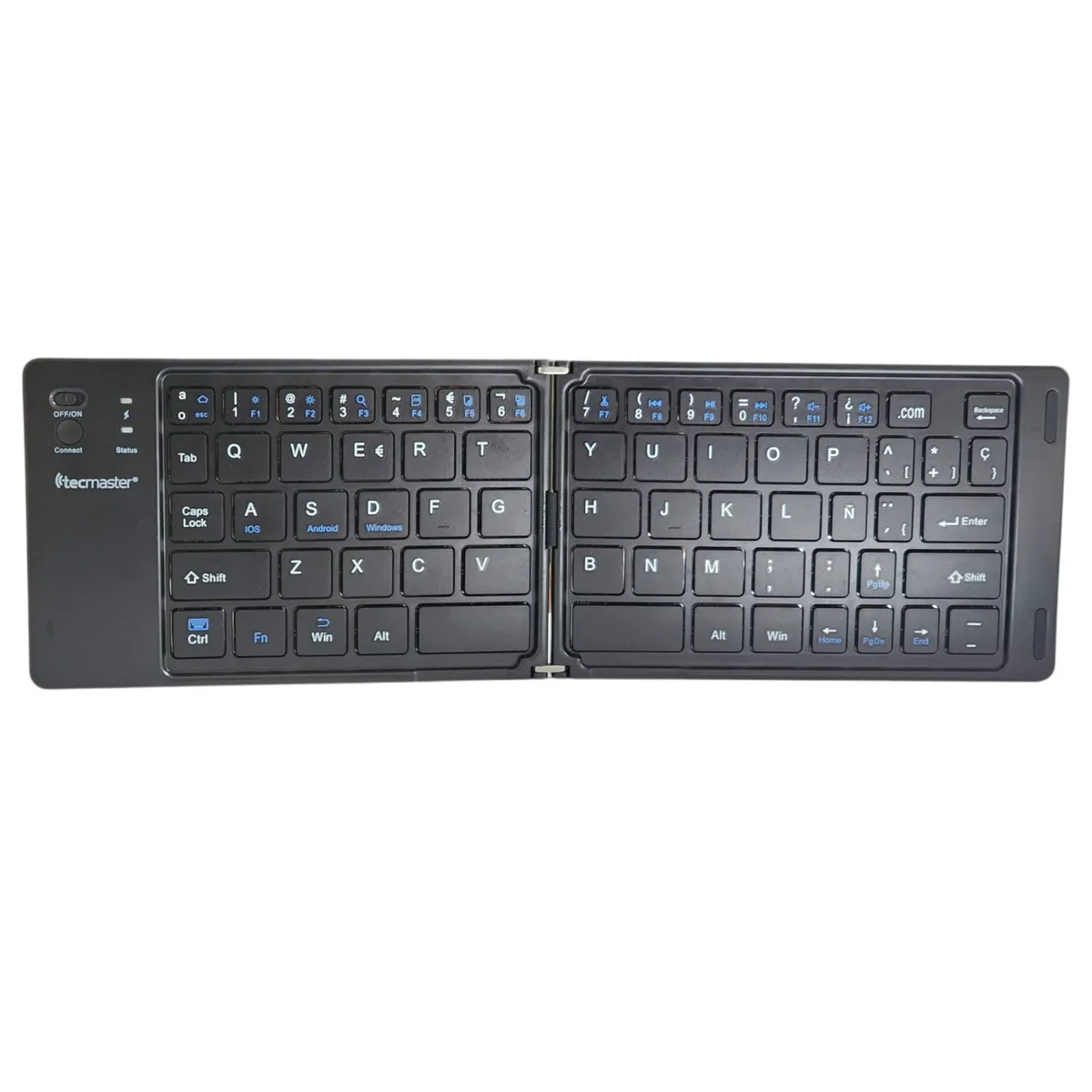 TECMASTER - Mini-Teclado Plegable Bt Recargable Tipo-C Tecmaster