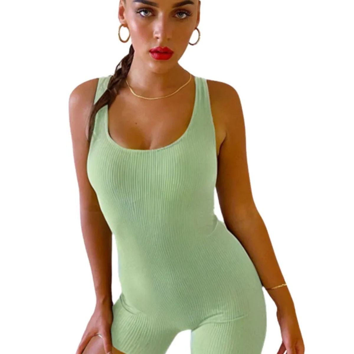 LOOK SHOP - Enterito Fitness Body Modelador Mono Una Pieza Jumpsuit Y02