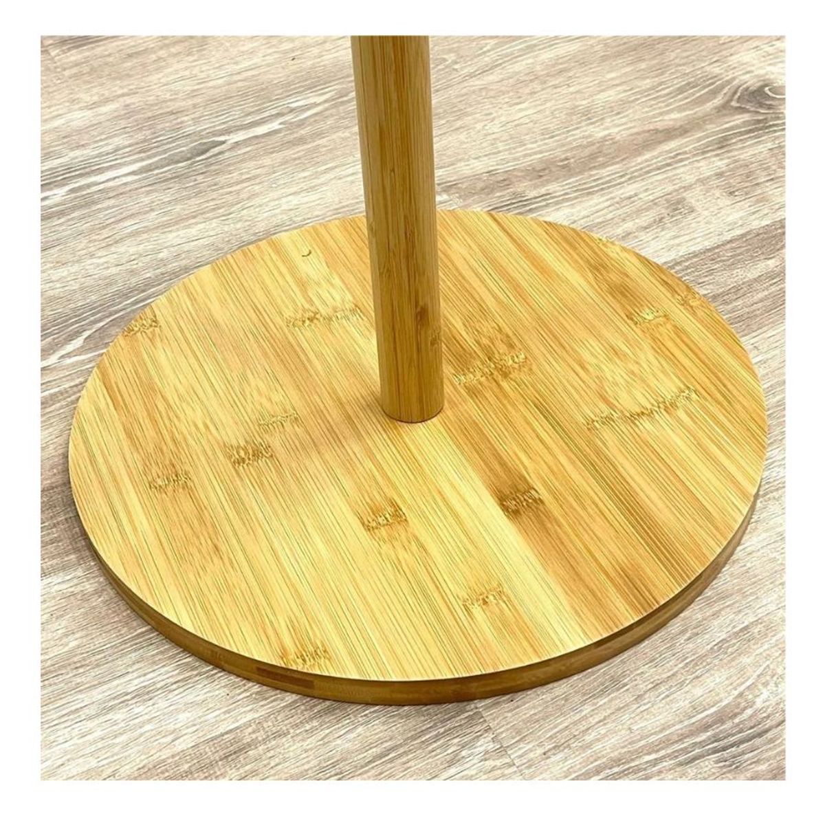 GENERICO - Perchero Madera Bambú 8  Ganchos