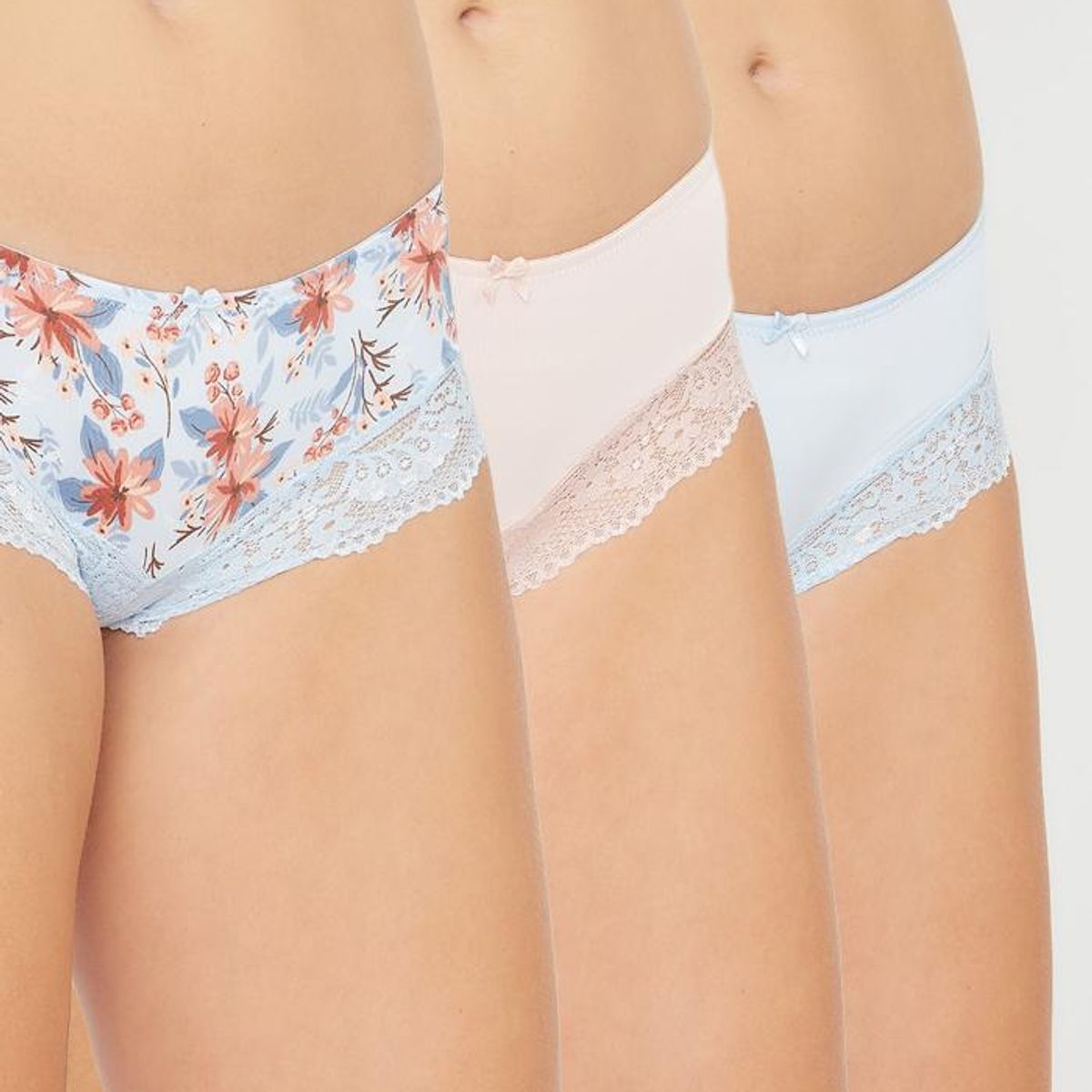 KAYSER - Pack 3X Pantaleta Microfibra P314.15-CEL1 Kayser