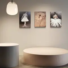 DEKAM DISEÑO - CUADRO TRIPTICO BAILARINAS 30X40 CU CMS