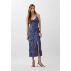 SCALPERS - VESTIDO JACQUARD TIRANTES CRUZADOS