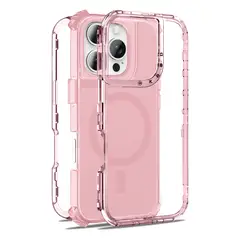 KBOD - Carcasa 360 de 3 Piezas Urban Play Magnetic Para iPhone 16 Pro Rosa