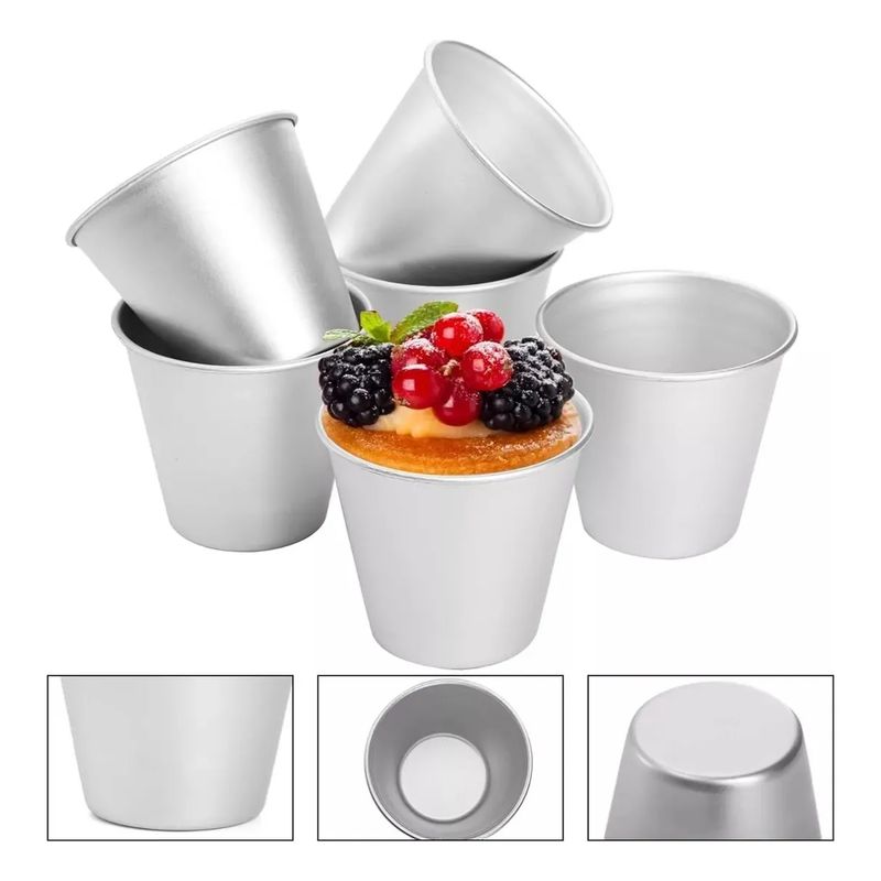 GENERICO - Moldes Para Cupcake Muffin x5