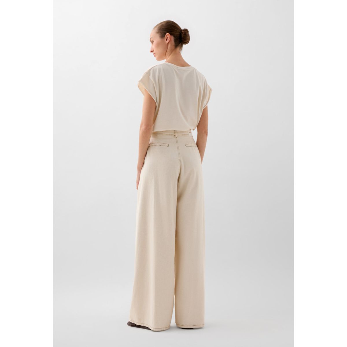 SCALPERS - PANTALON DENIM COSTURA