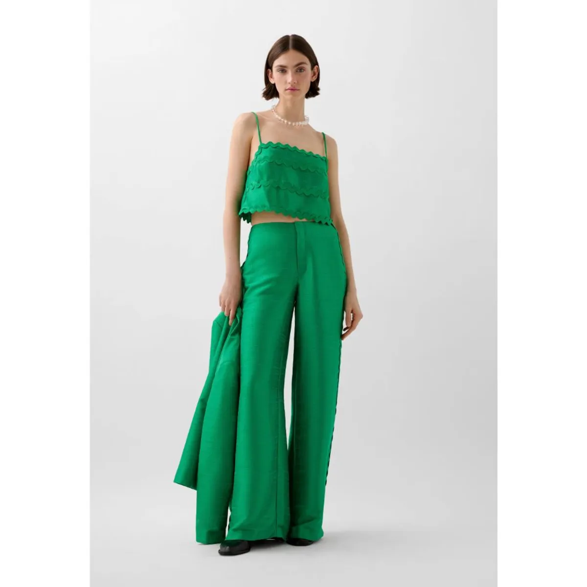 SCALPERS - PANTALÓN FULL LENGTH DETALLE ONDAS