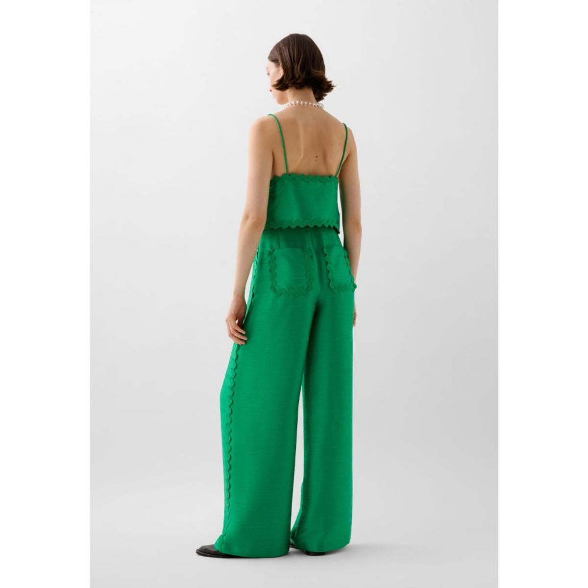 SCALPERS - PANTALÓN FULL LENGTH DETALLE ONDAS