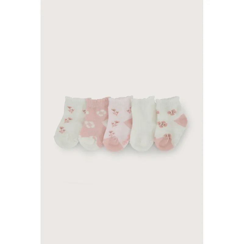 OPALINE - Pack de 5 calcetines de niña 41123