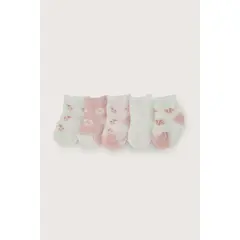 OPALINE - Pack de 5 calcetines de niña 41123
