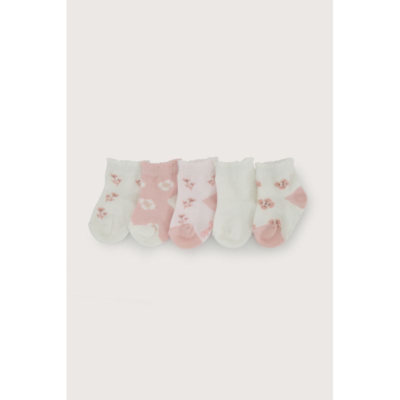 OPALINE - Pack de 5 calcetines de niña 41123