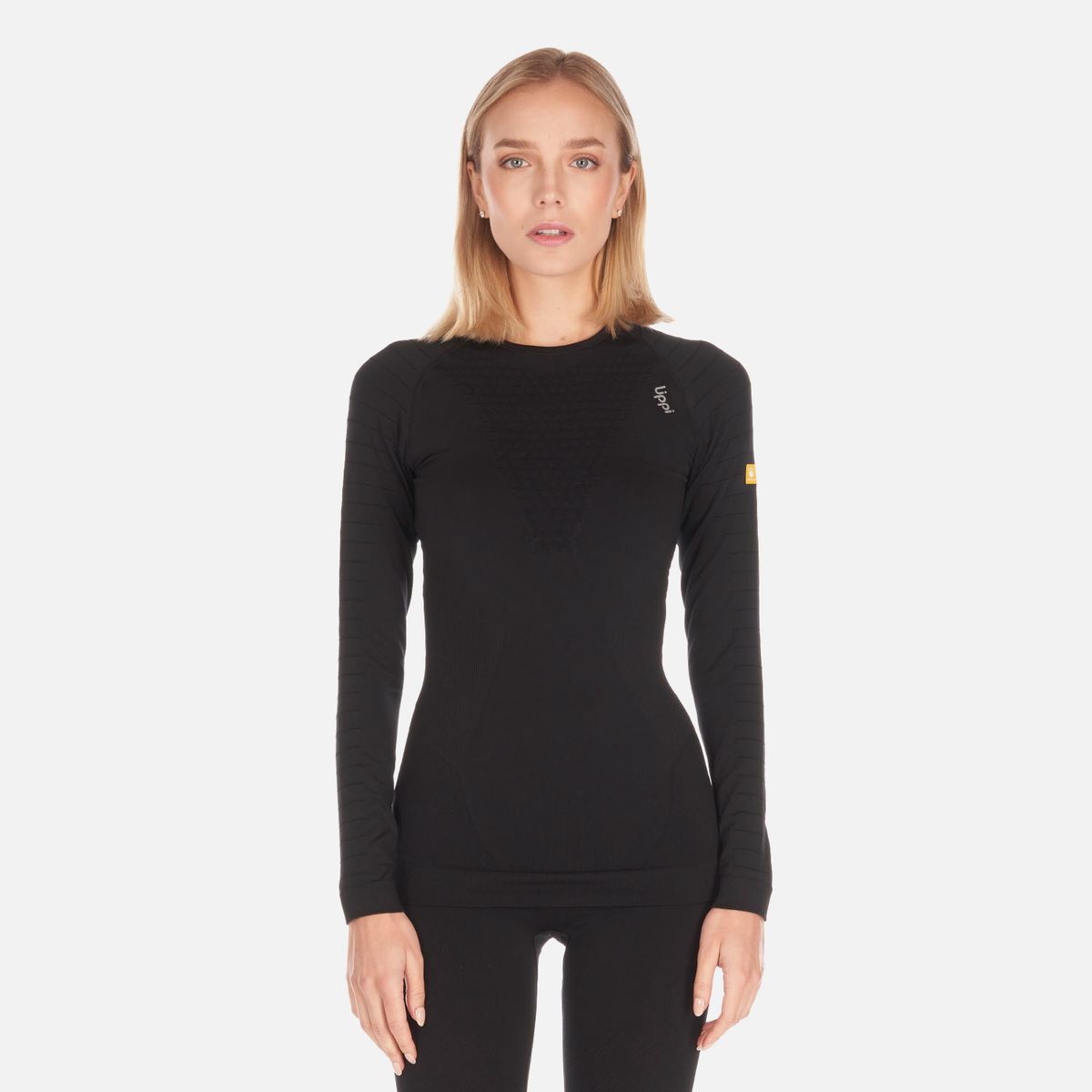 LIPPI - Primera Capa Mujer Skintec 2000 Seamless Top Negro Lippi