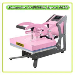 GENERICO - Estampadora Craft Hobby Express 23x30 ROSADA