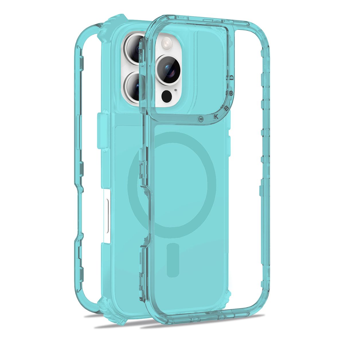 KBOD - Carcasa 360 de 3 Piezas Kbod Urban Play Magnetic Para iPhone 16 Pro Verde