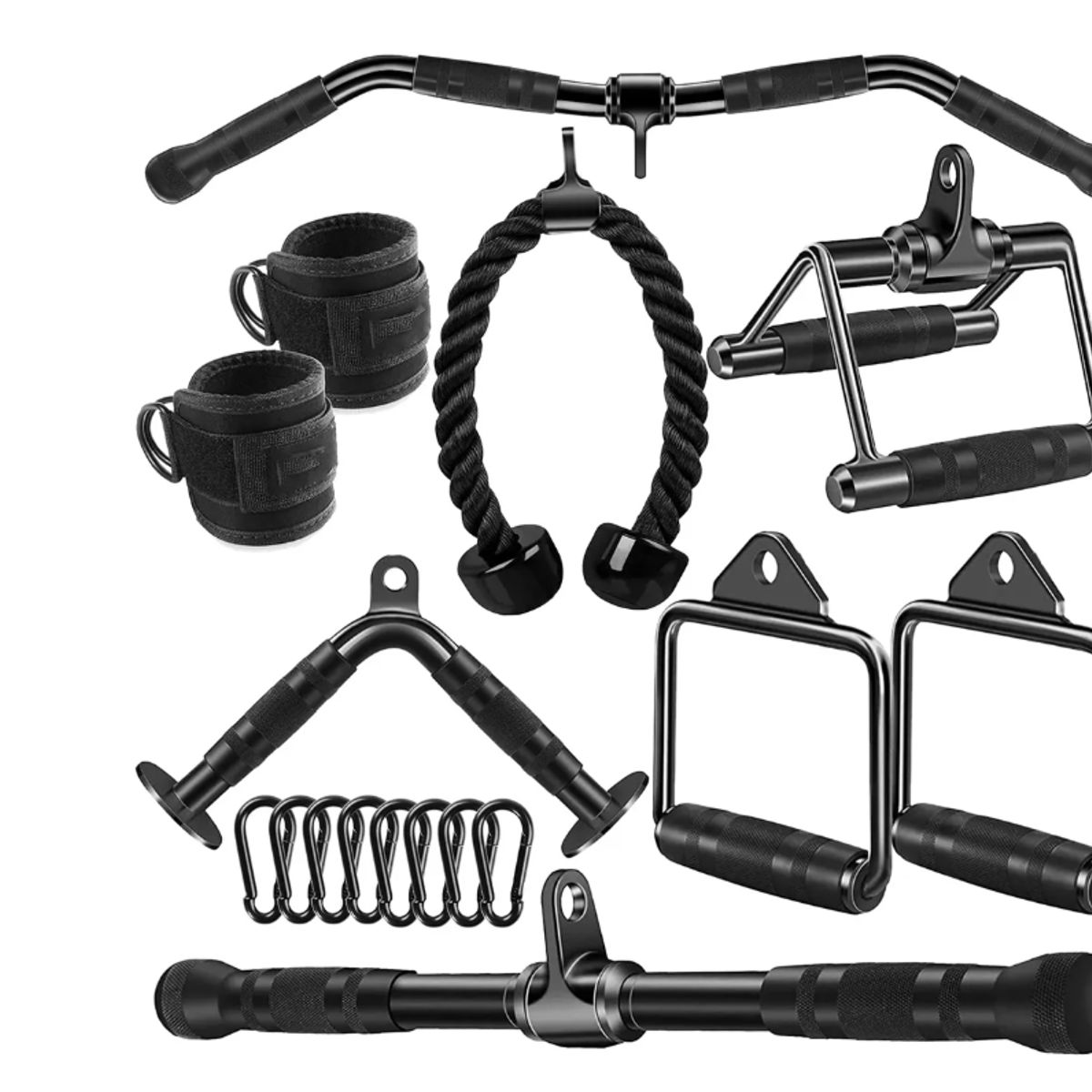FORTOM - Set Poleas Black 9 Accesorios