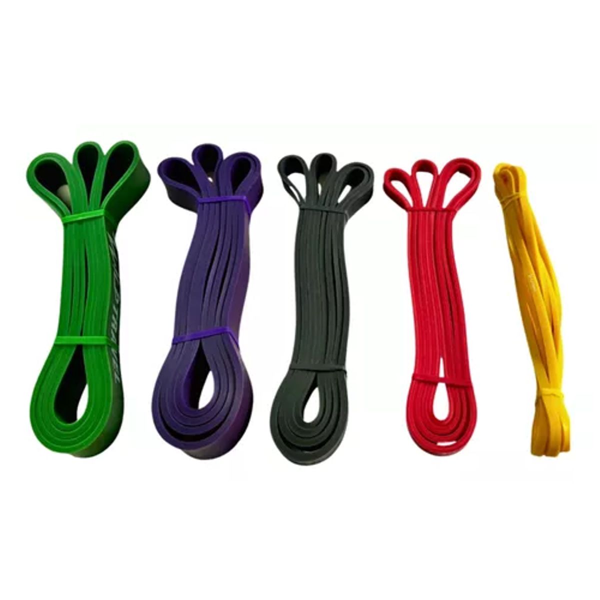 GENERICO - Kit de 5 Power Bands banda elástica de resistencia pull up gym