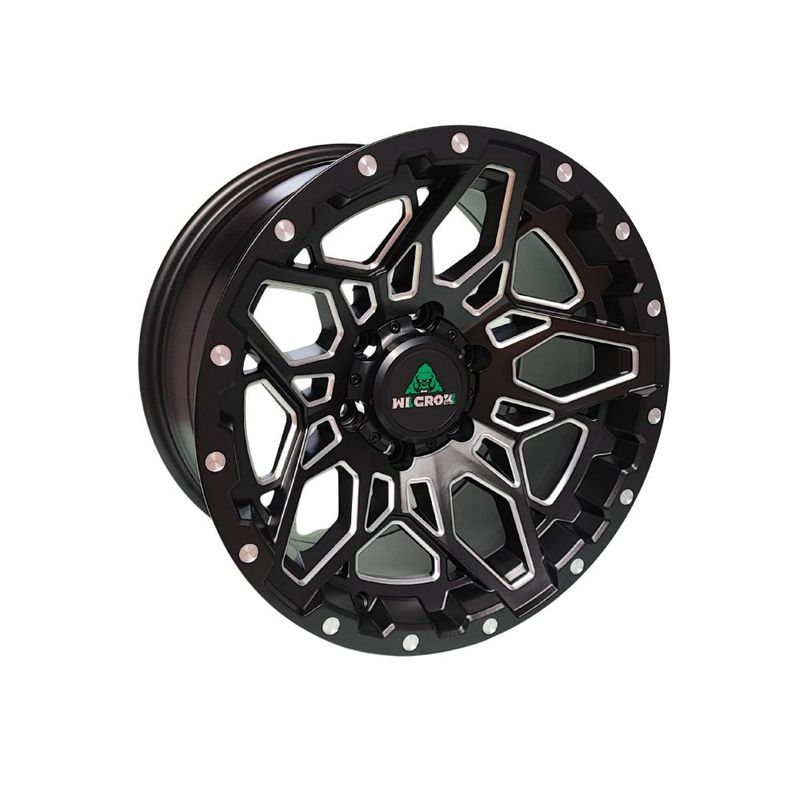 GENERICO - Juego de Llantas 17x9 6x1397 Et0 matt black+milling 175531