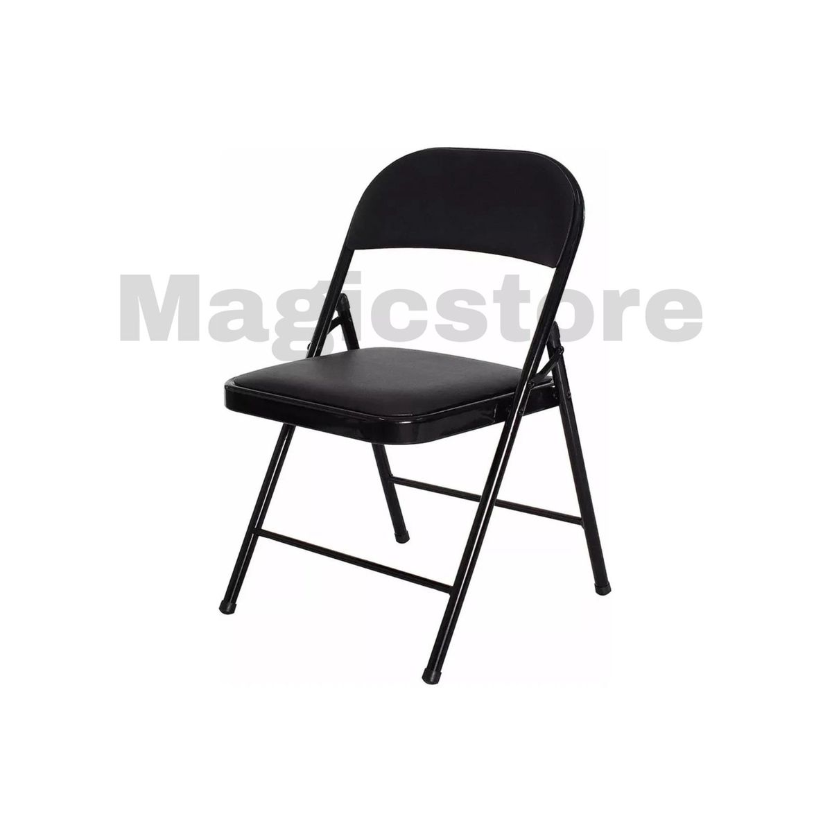 GENERICO - Silla plegable con acolchado negro