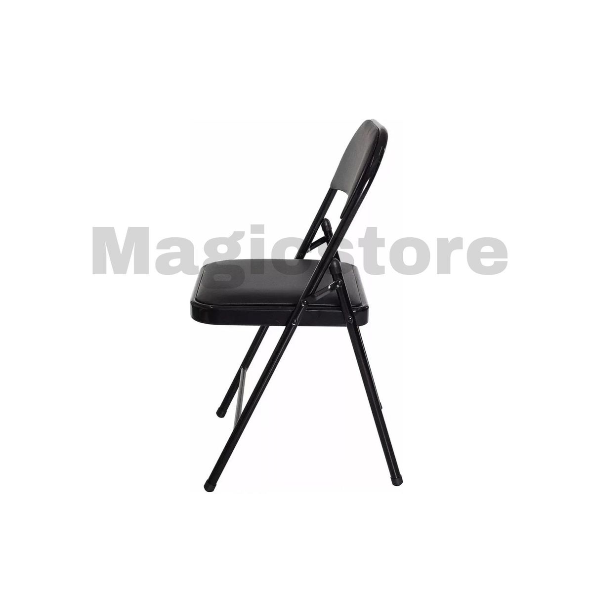 GENERICO - Silla plegable con acolchado negro