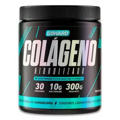 GOHARD - Colageno Hidrolizado + Vitamina C - - 300gr Sabor Sin Sabor