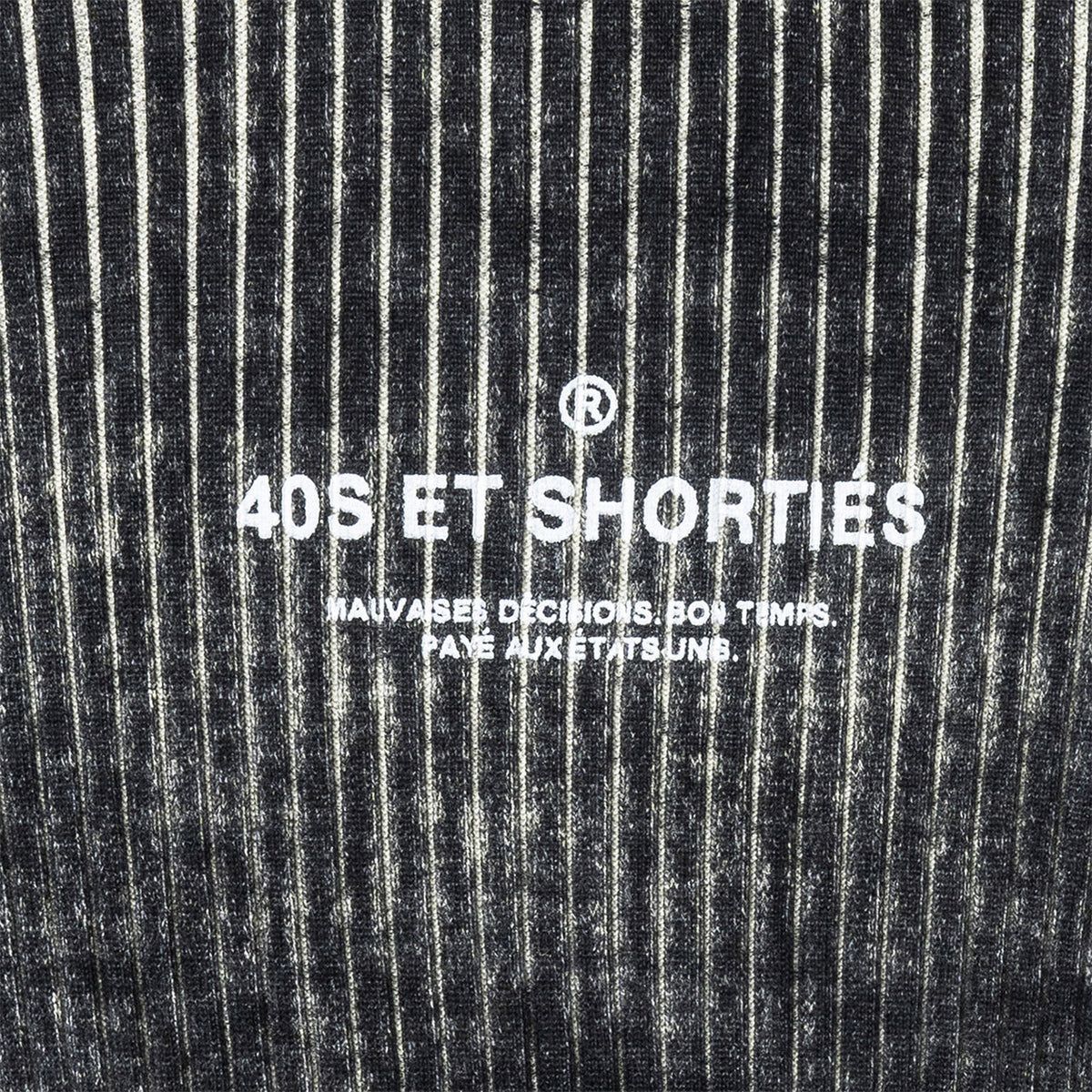 40S & SHORTIES - CHALECO 40S & SHORTIES FADING SWEATER BLACK
