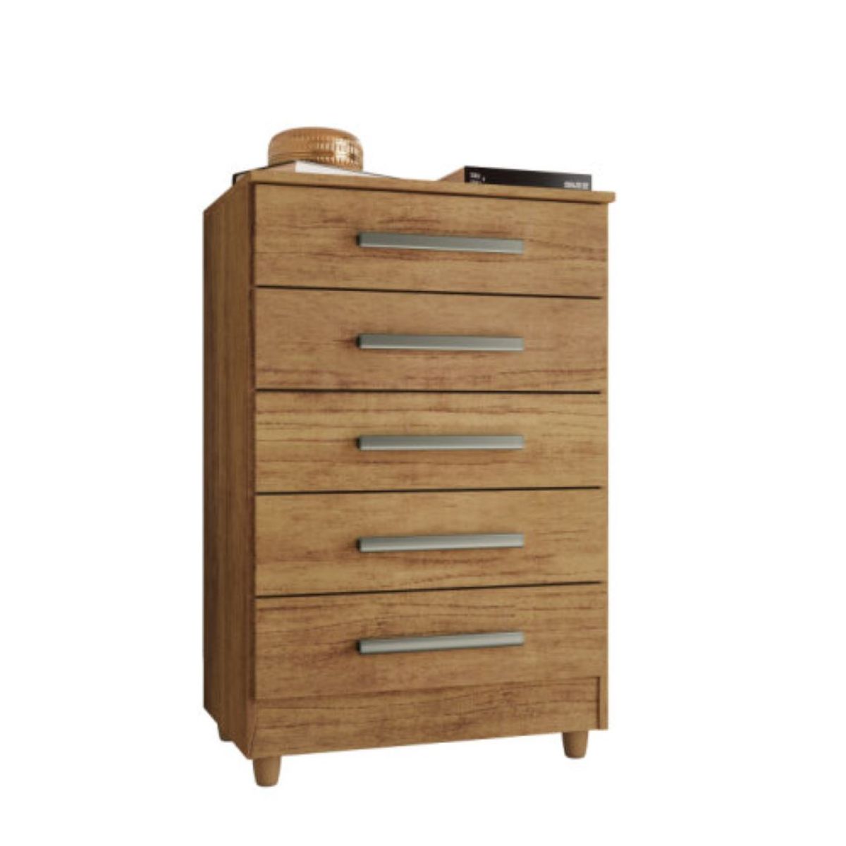 TAHUARI - Comoda 5 cajones Paola Cedro