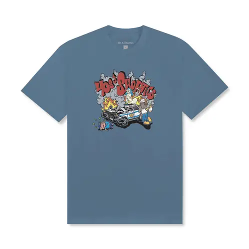 40S & SHORTIES - POLERA CRASH TEE INDIGO BLUE