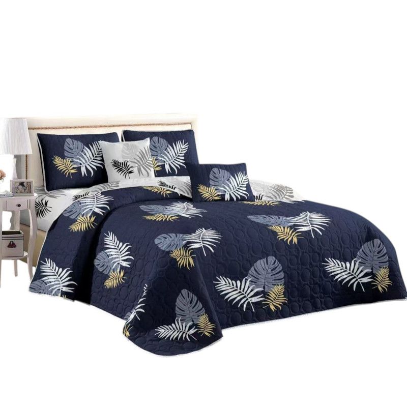 GENERICO - Cubrecama Quilt De Verano 2 Plazas + 2 Funda Medida 230x250cm