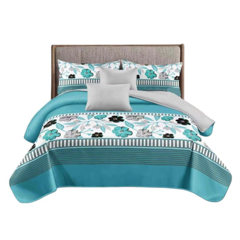 GENERICO - Cobertor De Verano 15 Plazas Quilt + 1 Funda Cubrecama 180x230cm