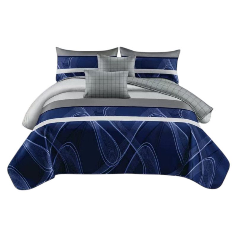 GENERICO - Cobertor De Verano 15 Plazas Quilt + 1 Funda Cubrecama 180x230cm