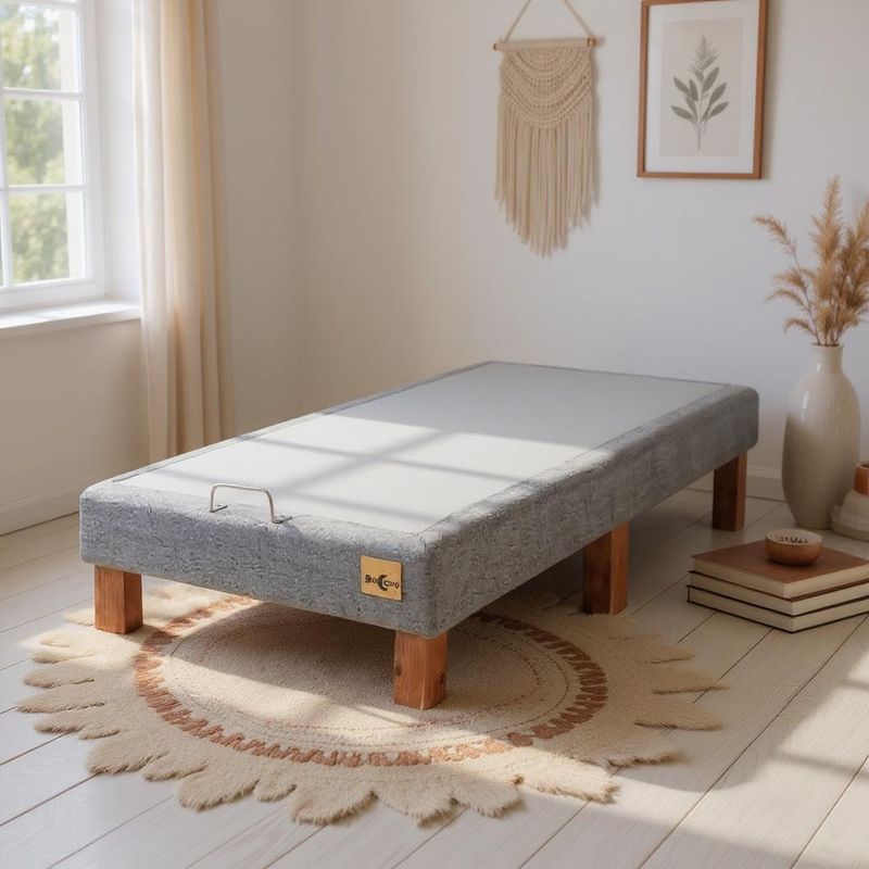 BLOCCARE - Base De Cama Anti Reflujo 1.5 Plaza - Largo 200 cm