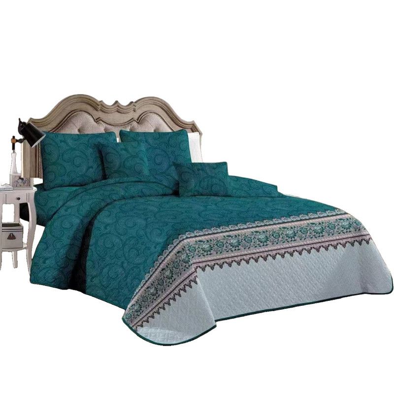 GENERICO - Cubrecama Quilt De Verano 2 Plazas + 2 Funda Medida 230x250cm