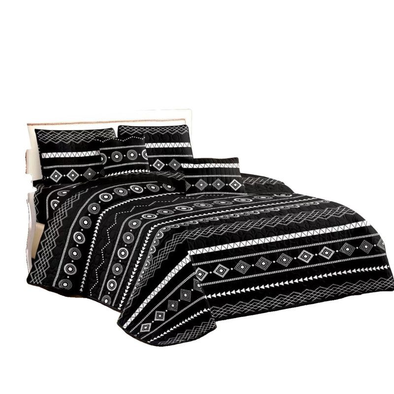 GENERICO - Cubrecama Quilt De Verano 2 Plazas + 2 Funda Medida 230x250cm
