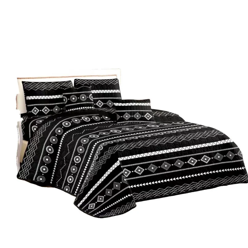 GENERICO - Cubrecama Quilt De Verano 2 Plazas + 2 Funda Medida 230x250cm