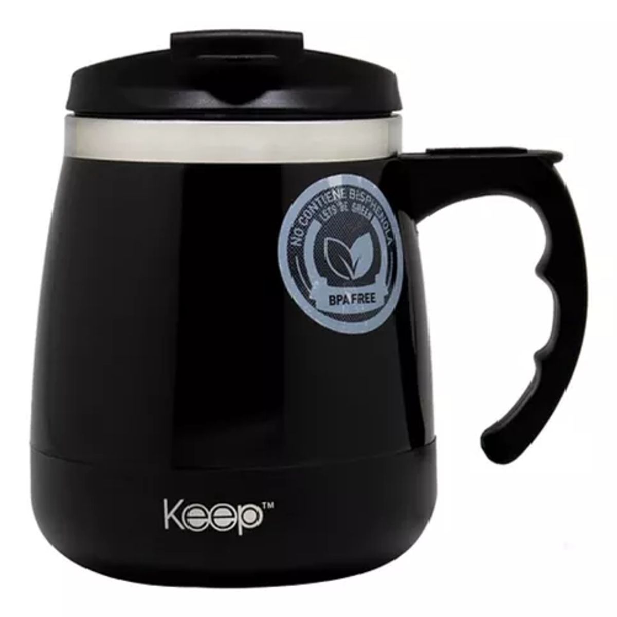 GENERICO - Taza térmica Keep Indoor lisa varios colores 400 ml