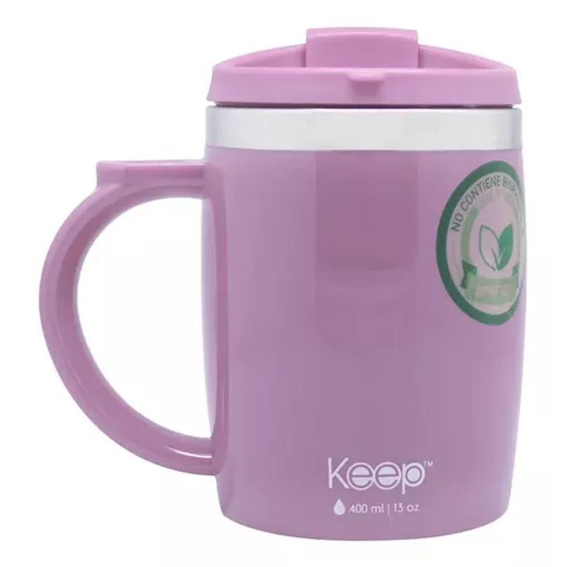 GENERICO - Taza térmica Keep varios colores 400 ml