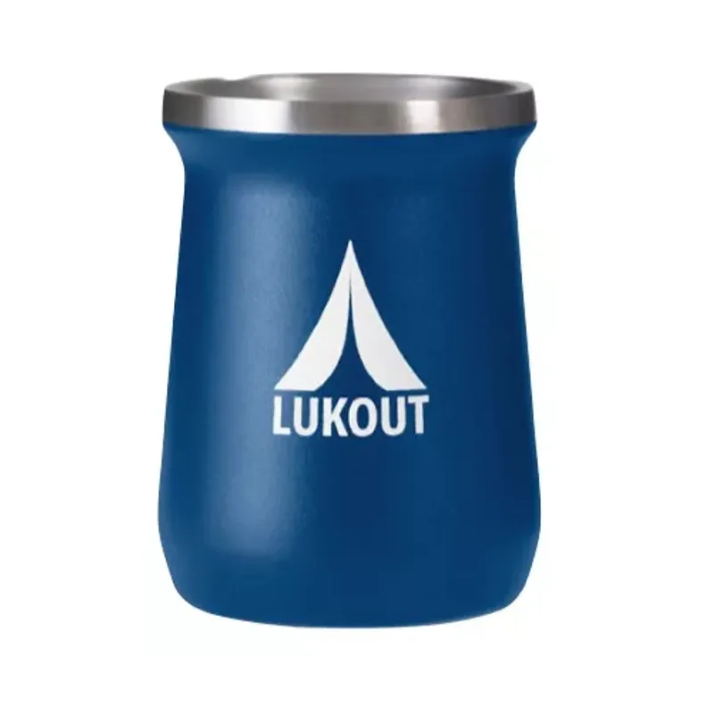 GENERICO - Mate Lukout de 236 ml + bombilla color azul marino