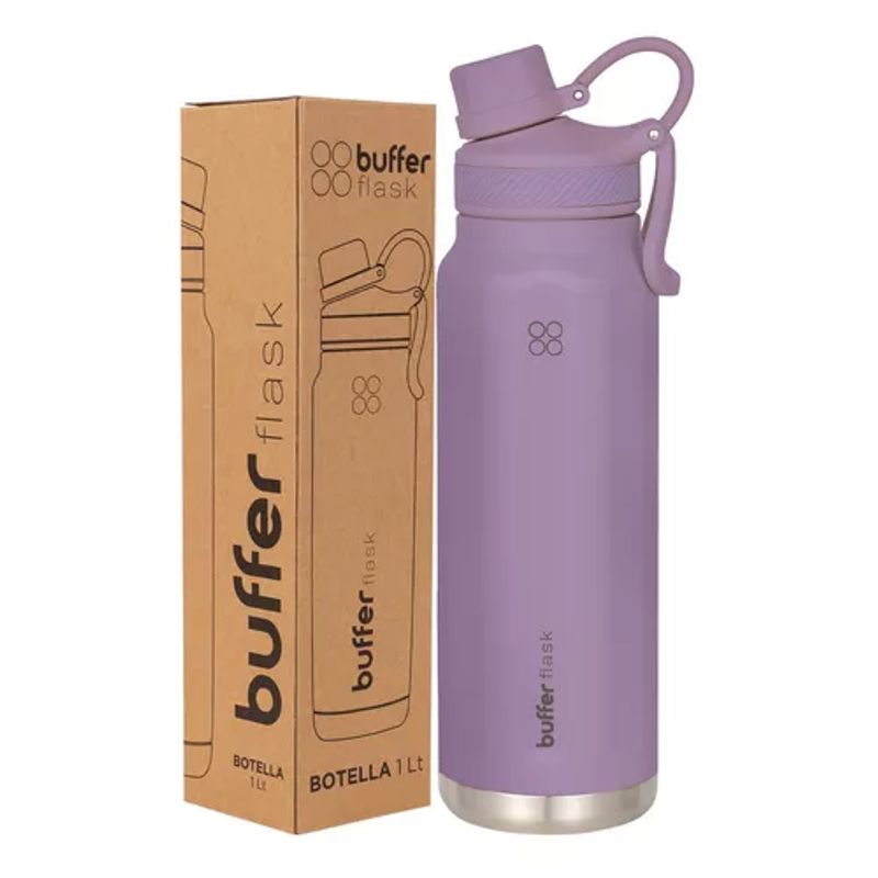 GENERICO - Vaso térmico mug 1200 lt acero inoxidable color blanco