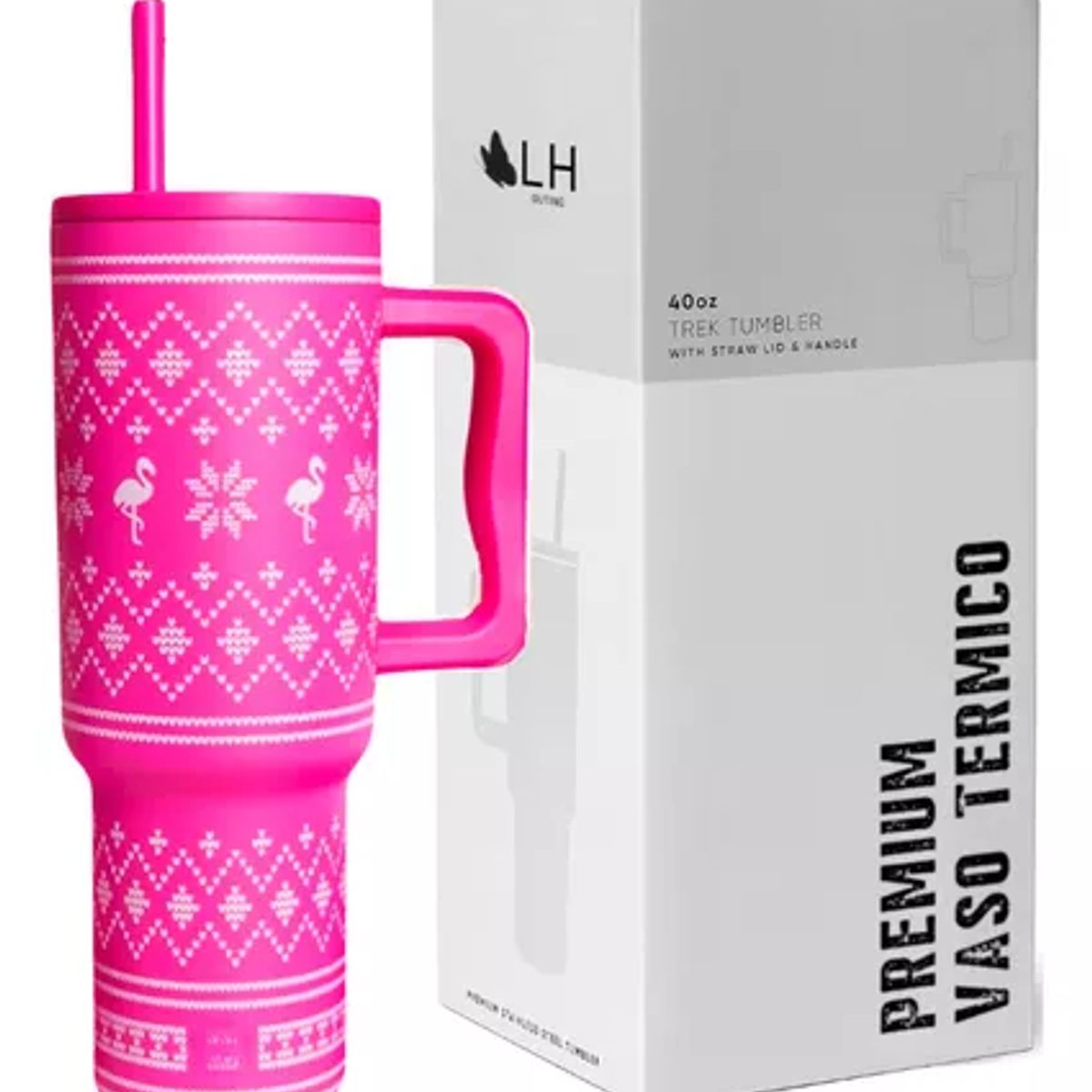 GENERICO - Vaso térmico mug 1200 lt acero inoxidable flamenco