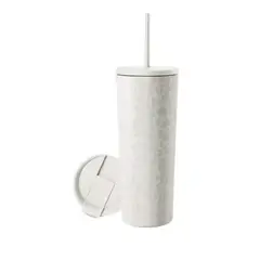 GENERICO - Vaso térmico mug LH 700 lt acero inoxidable blanco leopardo