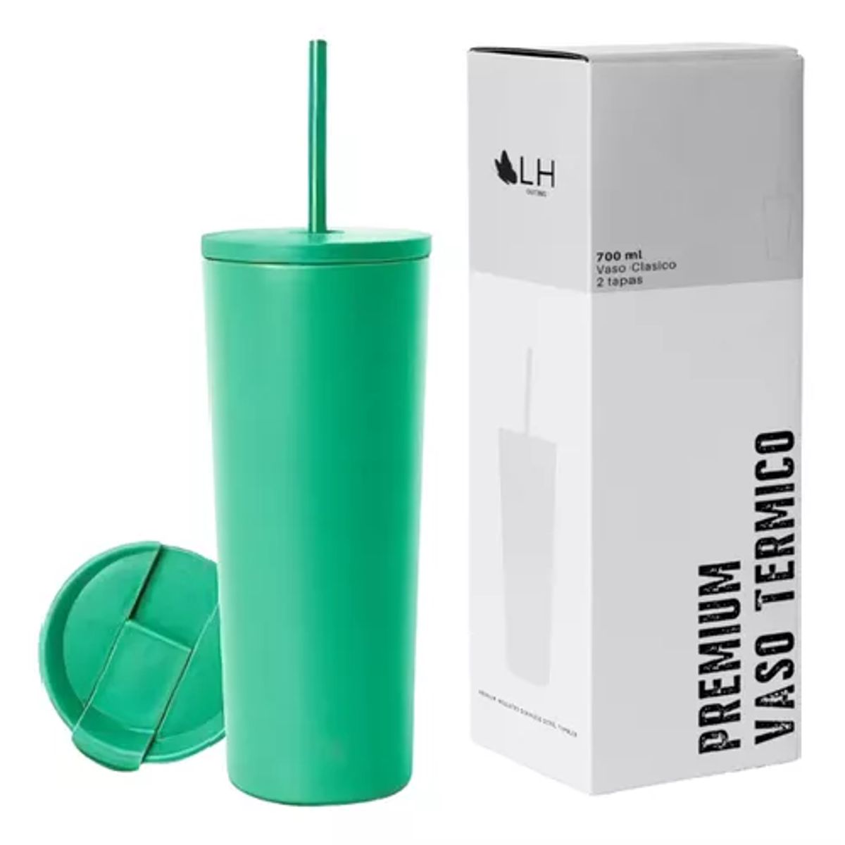 GENERICO - Vaso térmico mug LH 700 lt acero inoxidable verde menta