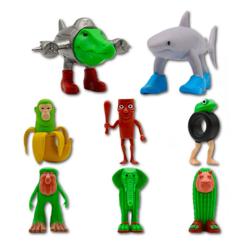 GENERICO - Pack 8 Figuras Tralalero Tralala Colección Brainrot