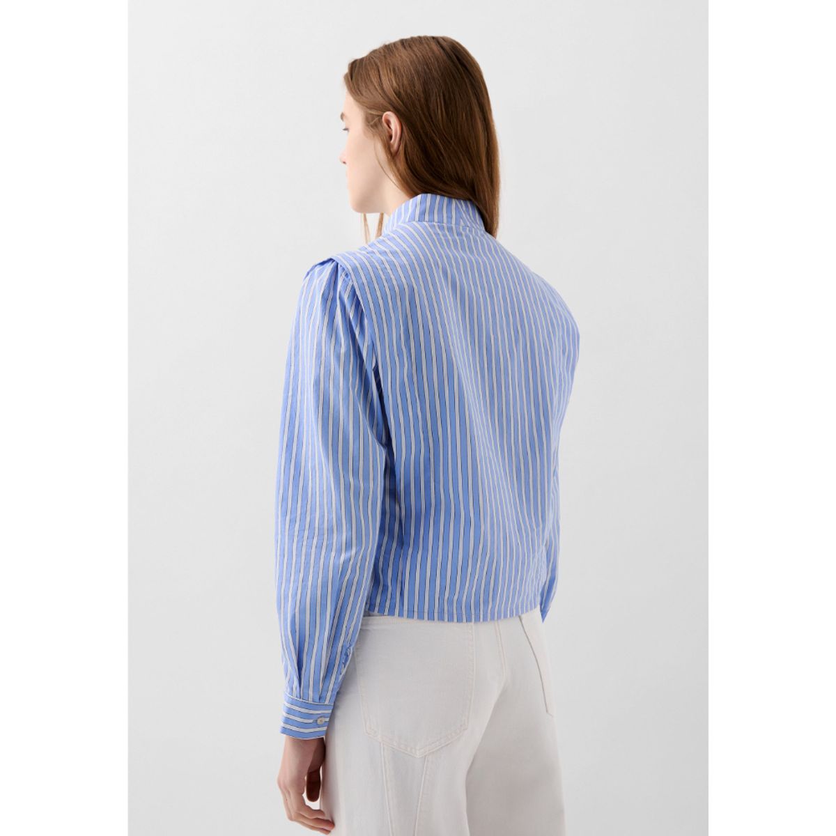 SCALPERS - CAMISA RAYAS FRUNCE HOMBRO