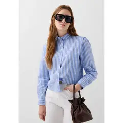 SCALPERS - CAMISA RAYAS FRUNCE HOMBRO