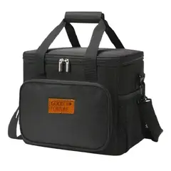 GENERICO - Bolso lonchera térmica para almuerzo color negro