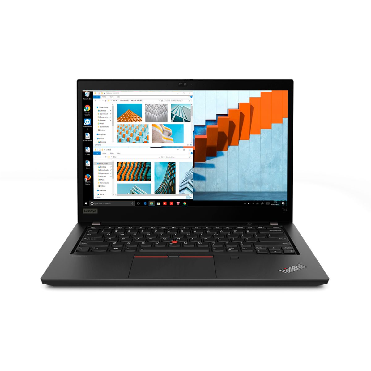 LENOVO - Lenovo ThinkPad T14 Gen 2 AMD Ryzen 5 Pro 5650U 8 GB DDR4 512 GB SSD 14″ FHD Win 10 Pro