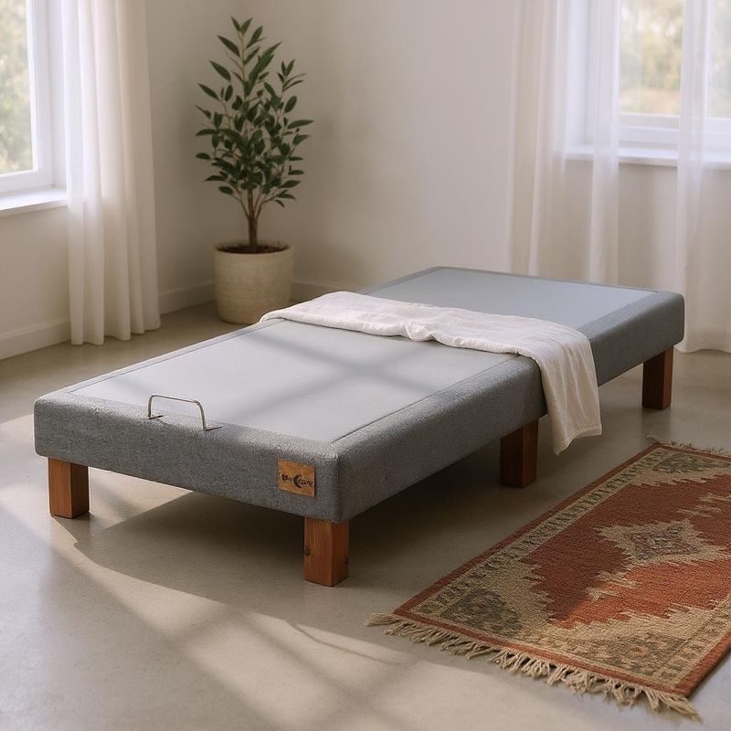 BLOCCARE - Base De Cama Anti Reflujo 1.5 Plaza - Largo 200 cm