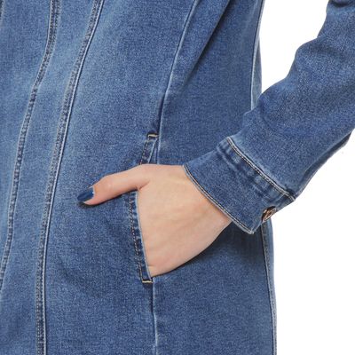 Imagen 2 del producto CHAQUETA DENIM MANGA LARGA ABOTONADA EN DELANTERO