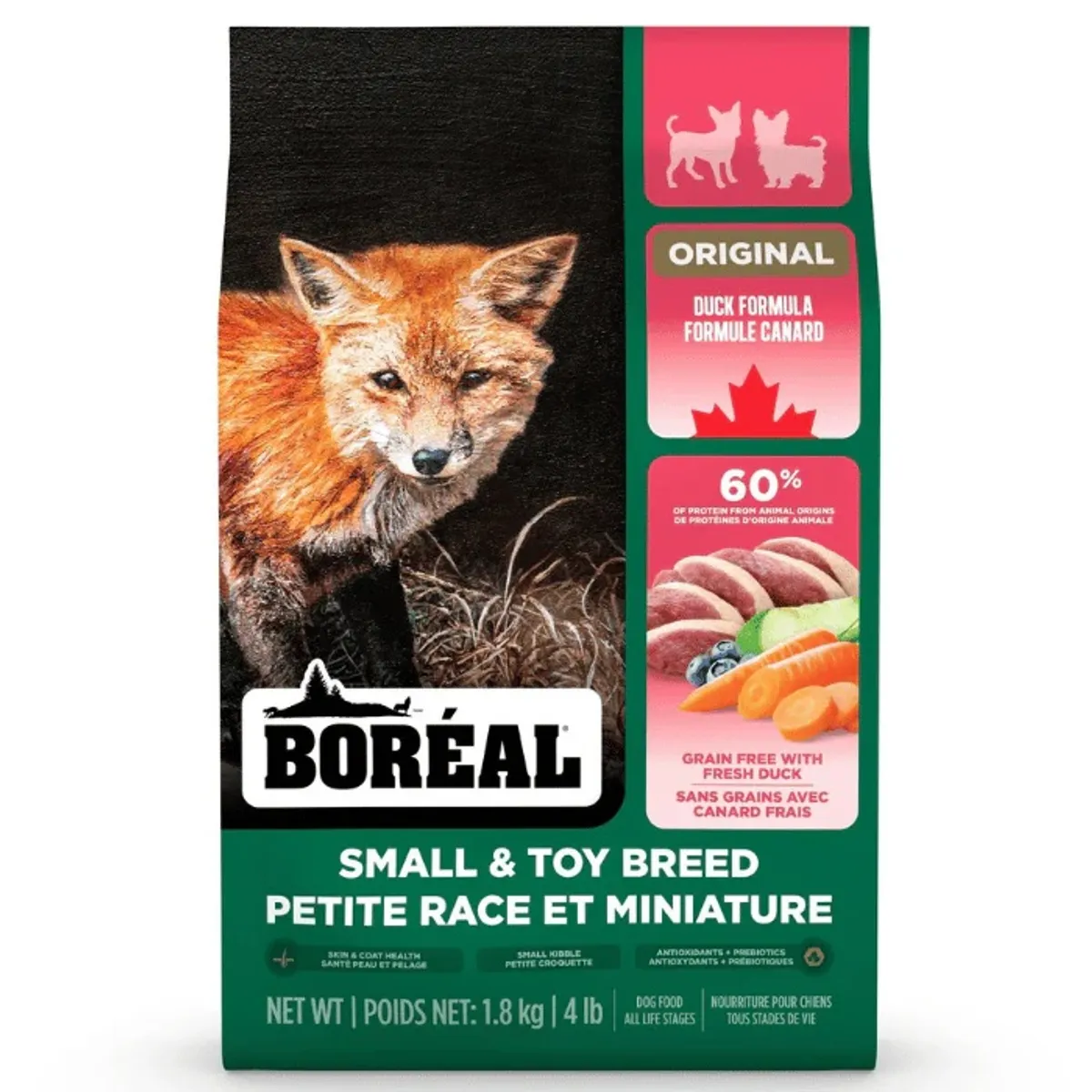BOREAL - SMALL & TOY BREED DUCK 1800gr